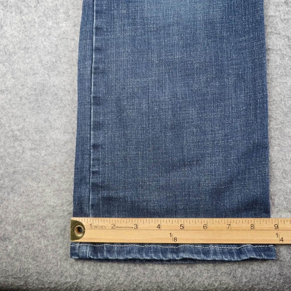 Wrangler Bootcut Jeans Women's 32x34 Blue Medium Wash Mid Rise Stretch 11X34